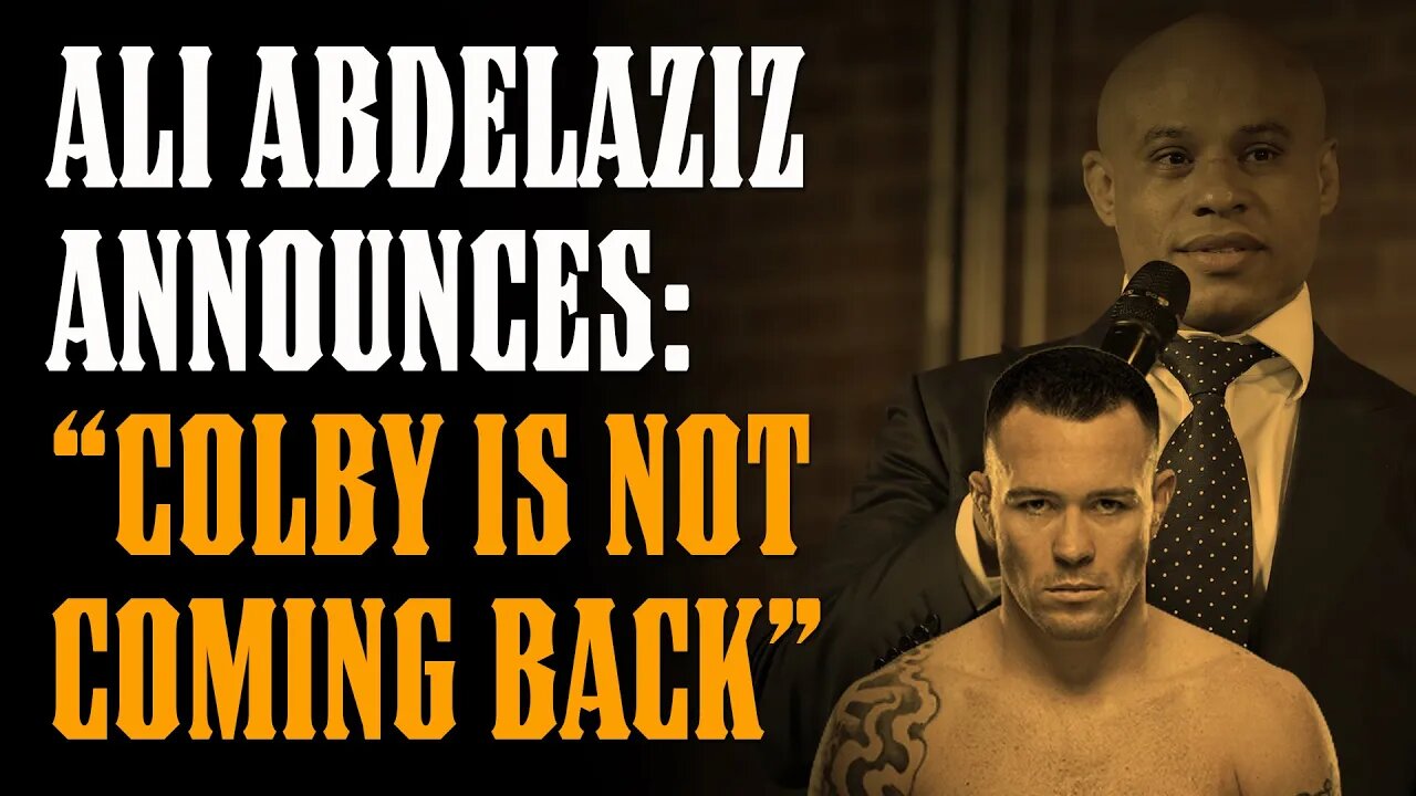 Did Ali Abdelaziz UNCOVER THE TRUTH About COLBY COVINGTON??