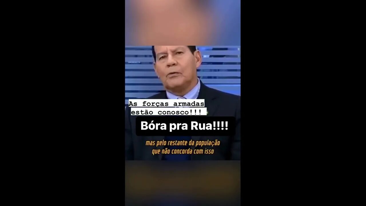 Pronunciamento do vice presidente, mourão, manifestações no brasil, eleições #ultimasnoticias #hoje