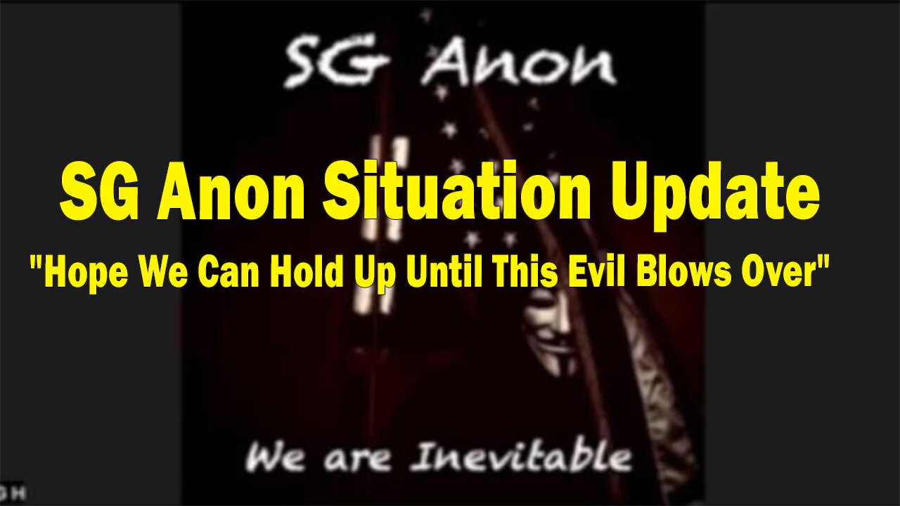 SG Anon Situation Update Oct 4: "Hope We Can Hold Up Until This Evil Blows Over"