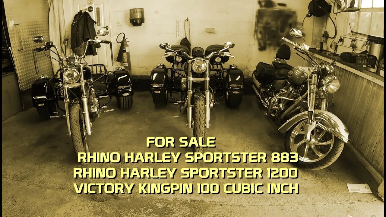 For sale Rhino Harley Sportster 883 and 1200 Bonus Victory Kingpin