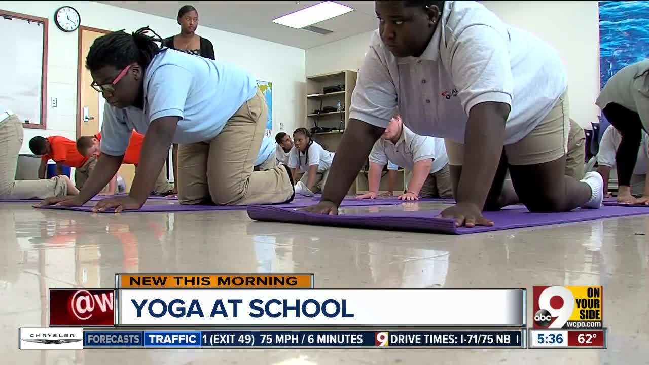 Yoga helping special needs students at Aiken High School