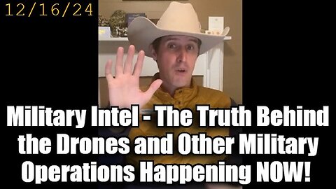 Derek Johnson: Military Intel - The Truth Behind the Drones and Other Military Ops Happening NOW!