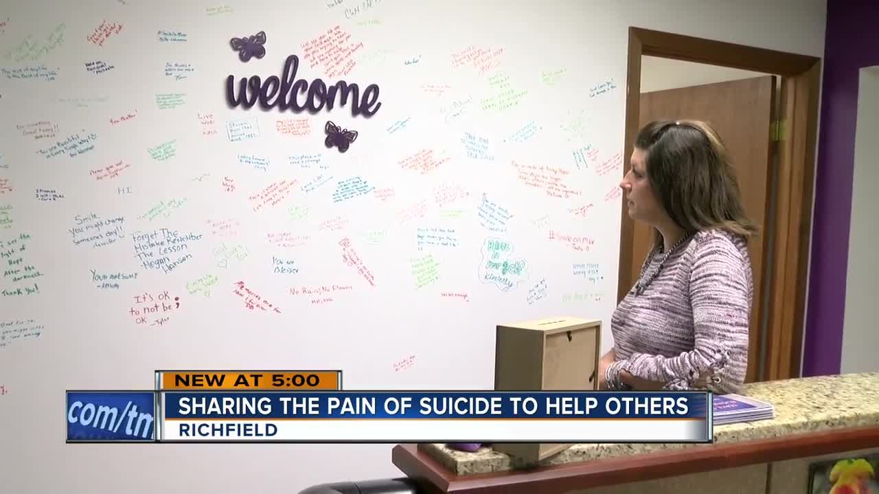 Sharing the pain of suicide to help others