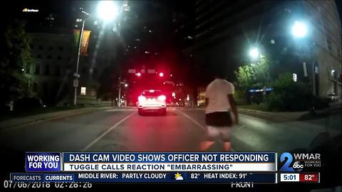 Police share video of officer's apathy for potential gun crime