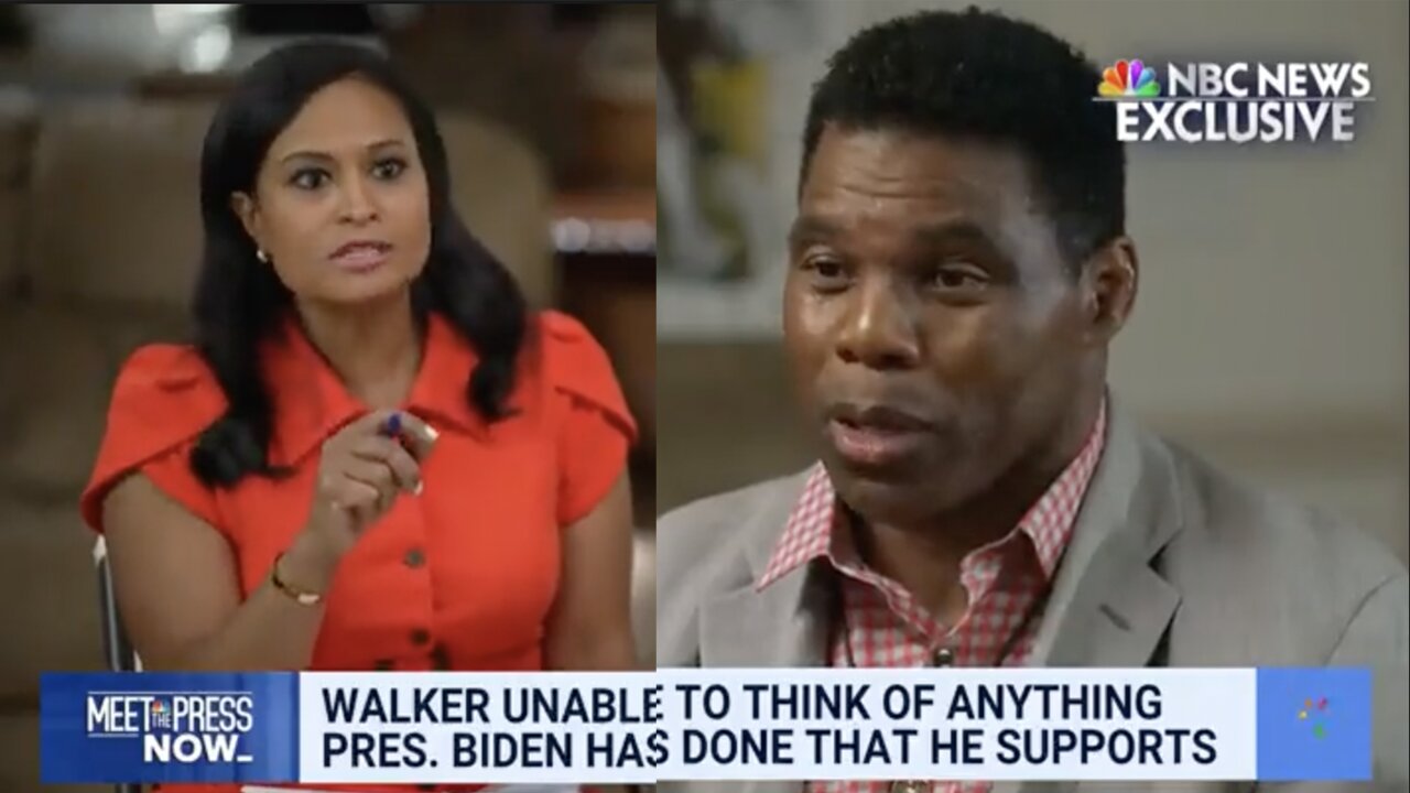 NBC Host Stunned as Herschel Walker Lists Biden's "Accomplishments"