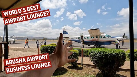 World's best airport lounge? (OUTSIDE!)