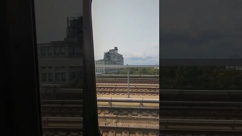 New York City subway from Park Slope Brooklyn to Manhattan. August 3, 2023.