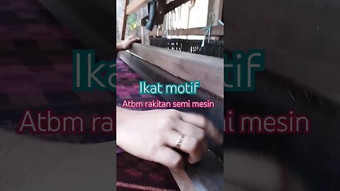 Ikat motif #atbm #powerloom #diy #homemade