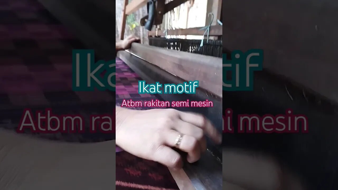 Ikat motif #atbm #powerloom #diy #homemade