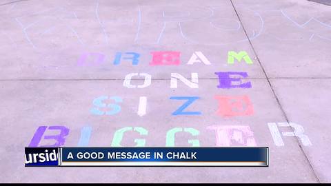 Project Hope creates Boise's largest chalk art display