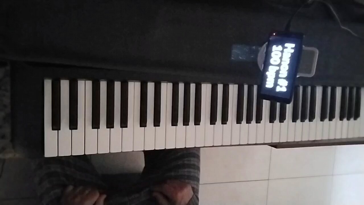 Hanon #1 100 bpm | piano/teclado