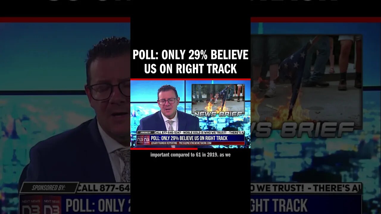 Poll: Only 29% Believe US on Right Track