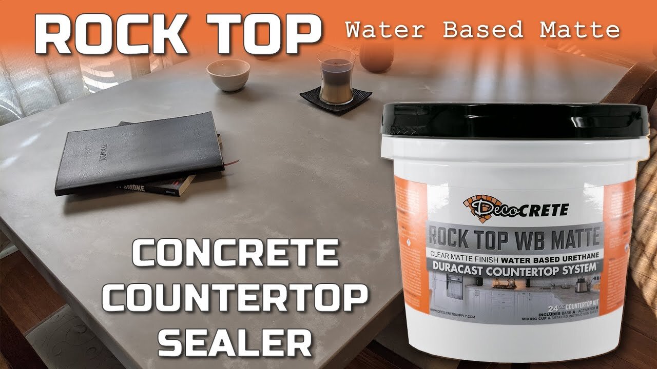 ROCK TOP Concrete Countertop Sealer!