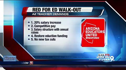 Tucson educators head to Phoenix to demand action