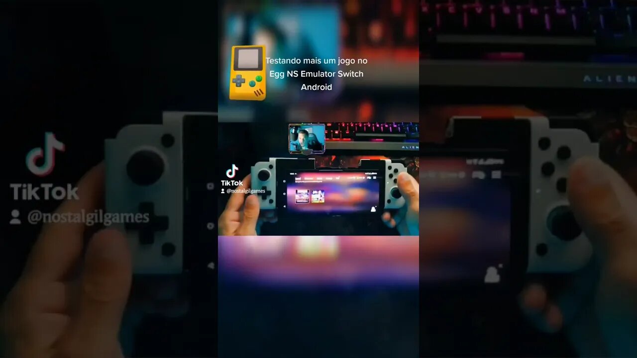 Segue testes no Egg NS Emulator Switch Android. #games #eggns