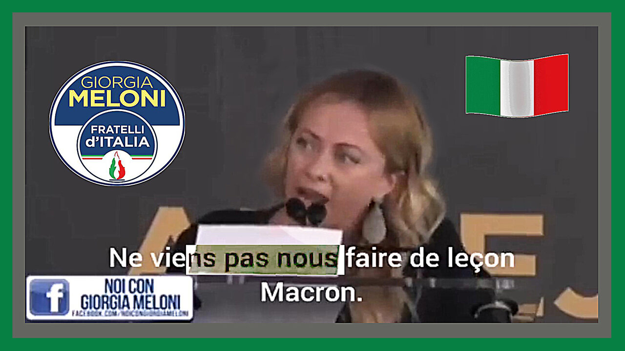 L'ITALIE (Giorgia Meloni) règle le compte du "mondialiste" MACRON en Afrique ! (Hd 720)