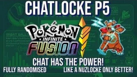 INFINITE FUSIONS! CHATLOCKE, Continued! P5- Fusions picked by you! Fully RANDOMISED!