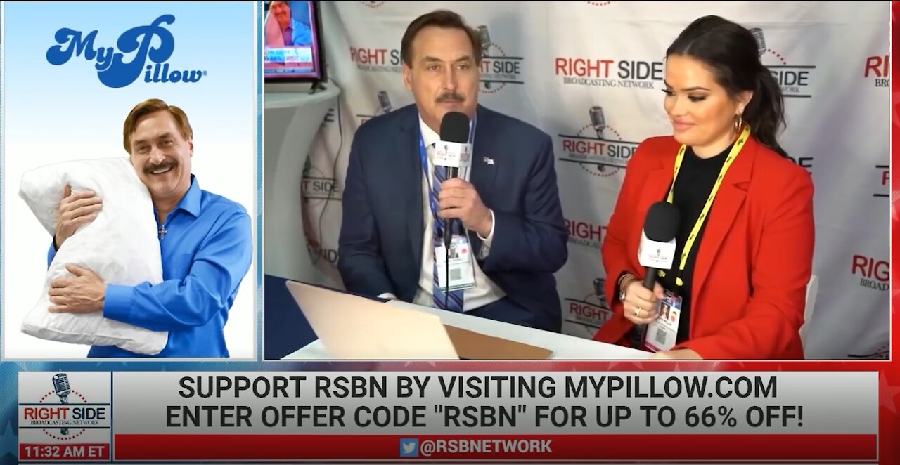 RSBN Interview with My Pillow CEO Mike Lindell at CPAC in Orlando 2/28/21