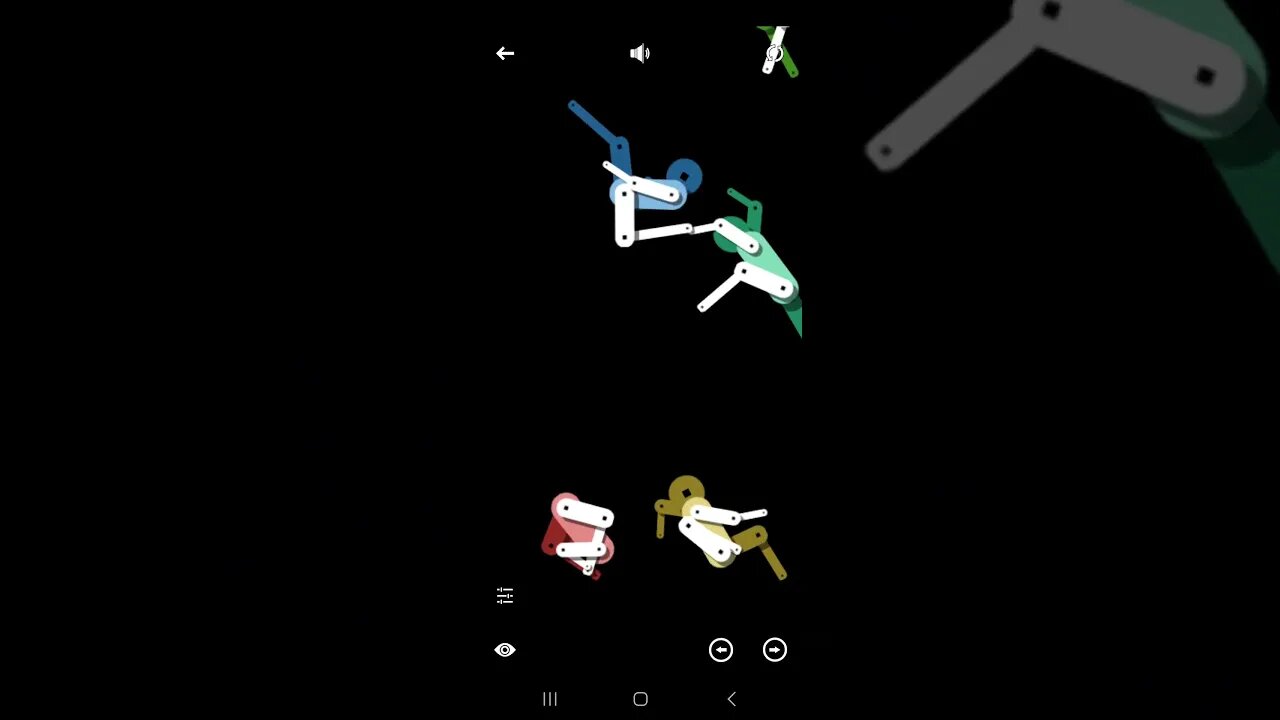 Tangle app on Android: fun with stick men #3