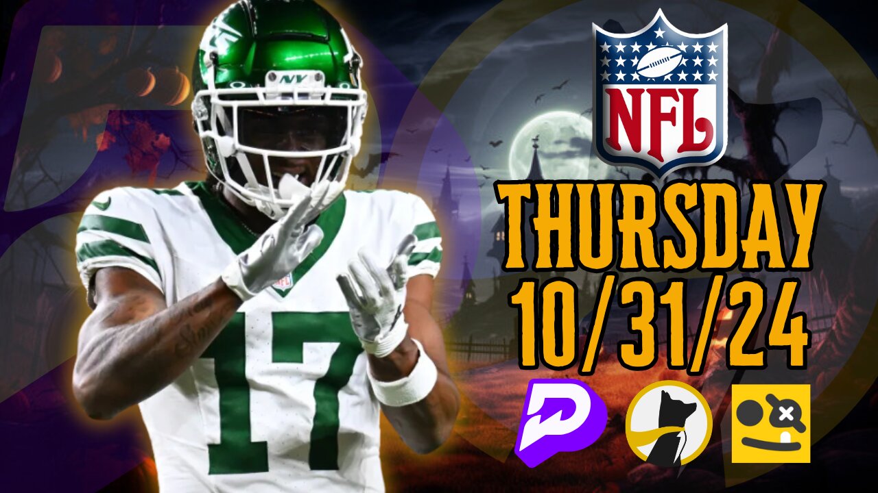 🏈 BEST NFL PLAYER PROPS FOR THURSDAY | WEEK 9 | 10/31/24 | FOOTBALL | TODAY | 4 PICKS | BEST BETS