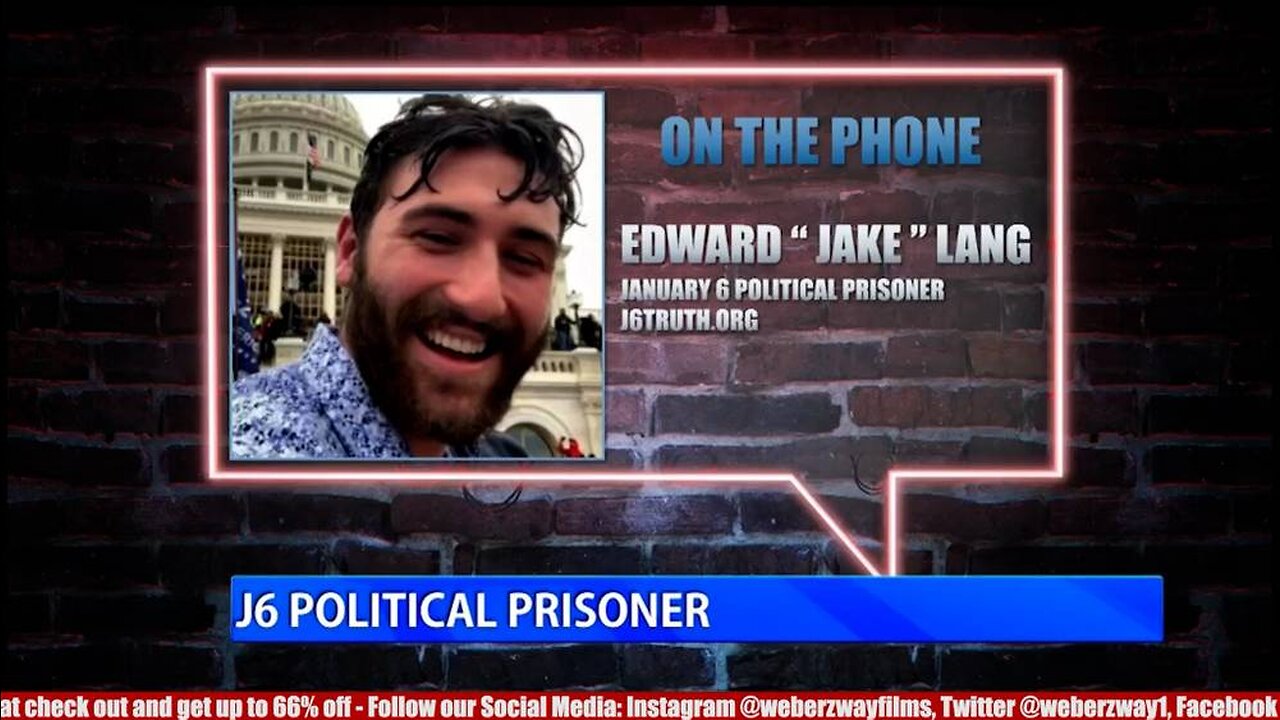 JAKE LANG A JAN 6TH PATRIOT SPEAKS FROM PRISON