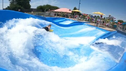 flowrider - Chris - 2 at Soak City, Kings Island