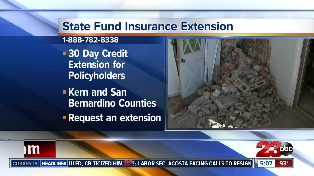 California extends state fund insurance extension, mental health services for earthquake victims