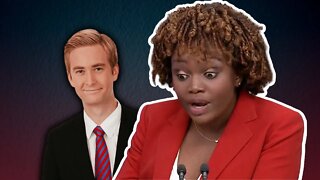 "That's a RIDUCLOUS question!" Has Peter Doocy finally broken Karine Jean-Pierre?