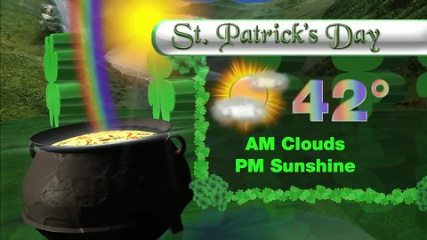 Quiet and dry this St. Patrick's Day