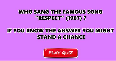 Who sang the famous song "Respect" (1967) ?