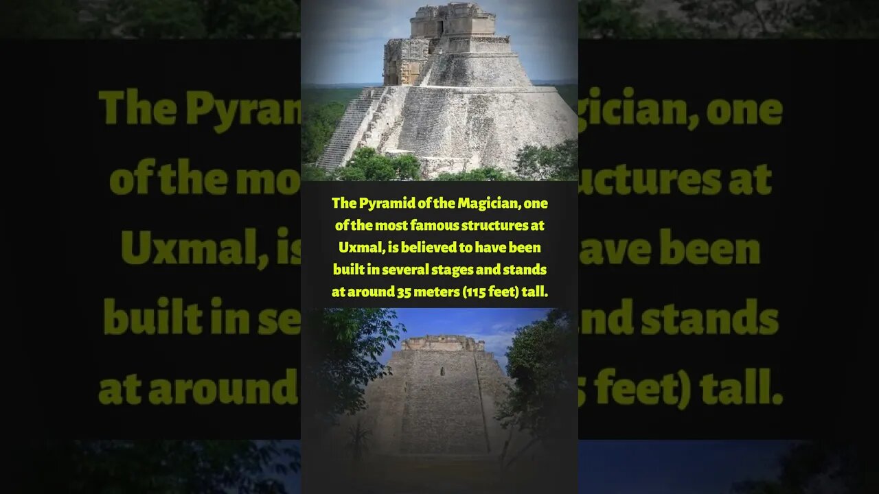 Did You Know: The Fascinating History and Architecture of the Uxmal Ruins #shorts #history