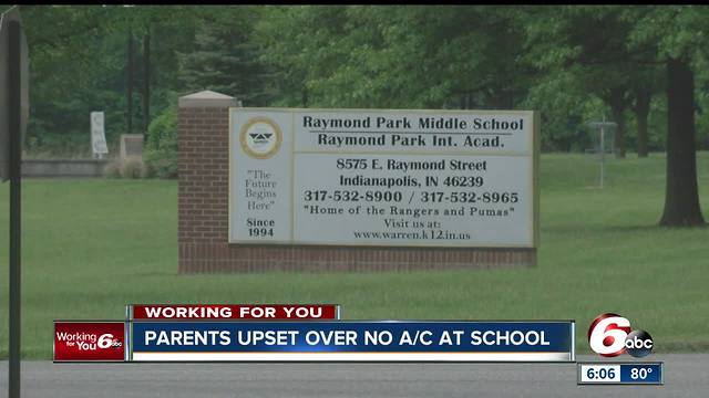 Parents upset over broken a/c at Warren Central middle school