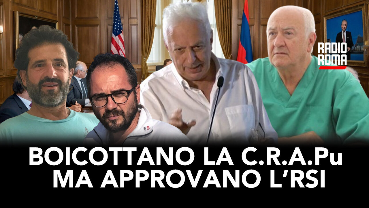 BOICOTTANO LA C.R.A.Pu MA APPROVANO L’RSI (Con G. Cusumano, J. Tritto, G. Mantia, G. Carnevale)