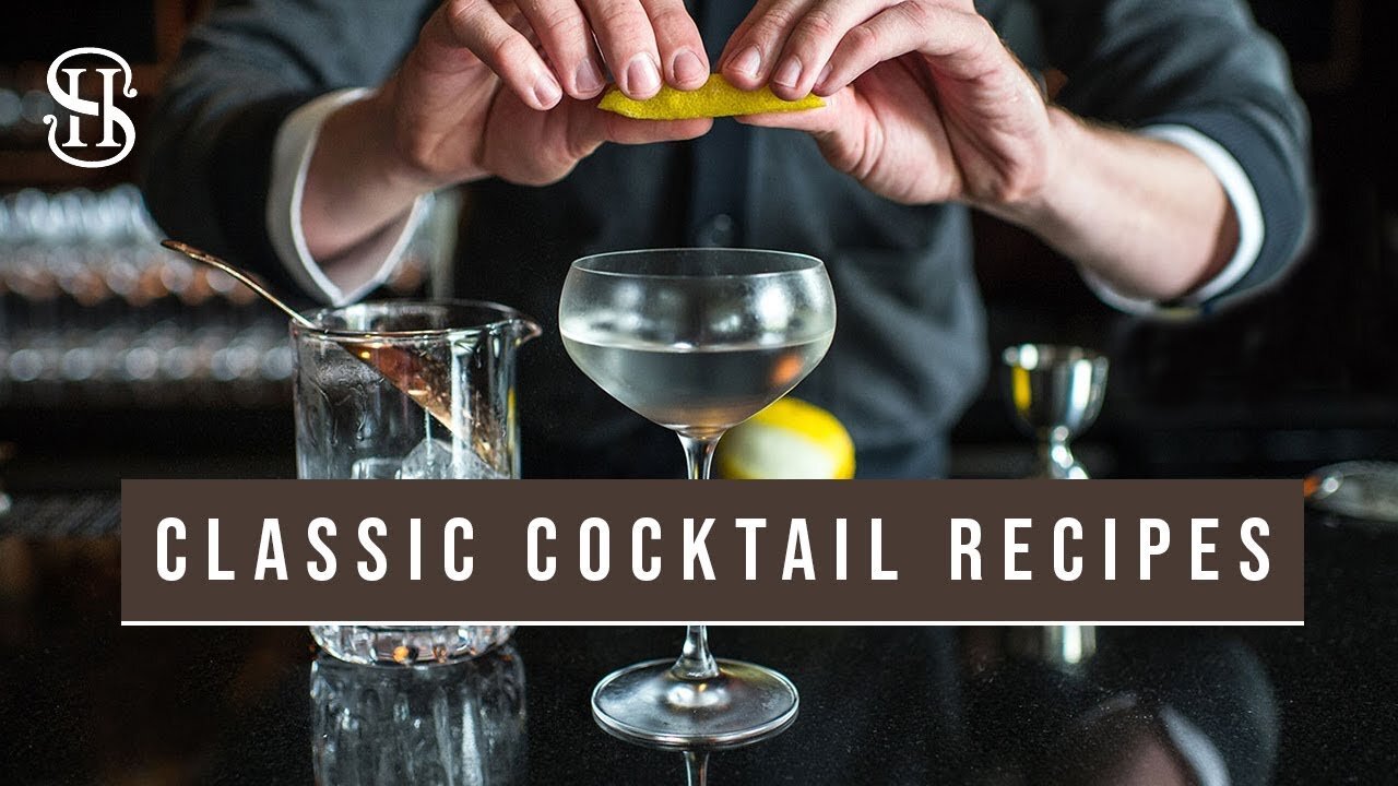 Classic Cocktails For New Year's Eve | Martini, Rob Roy, Highball | NYE Cocktail Recipes