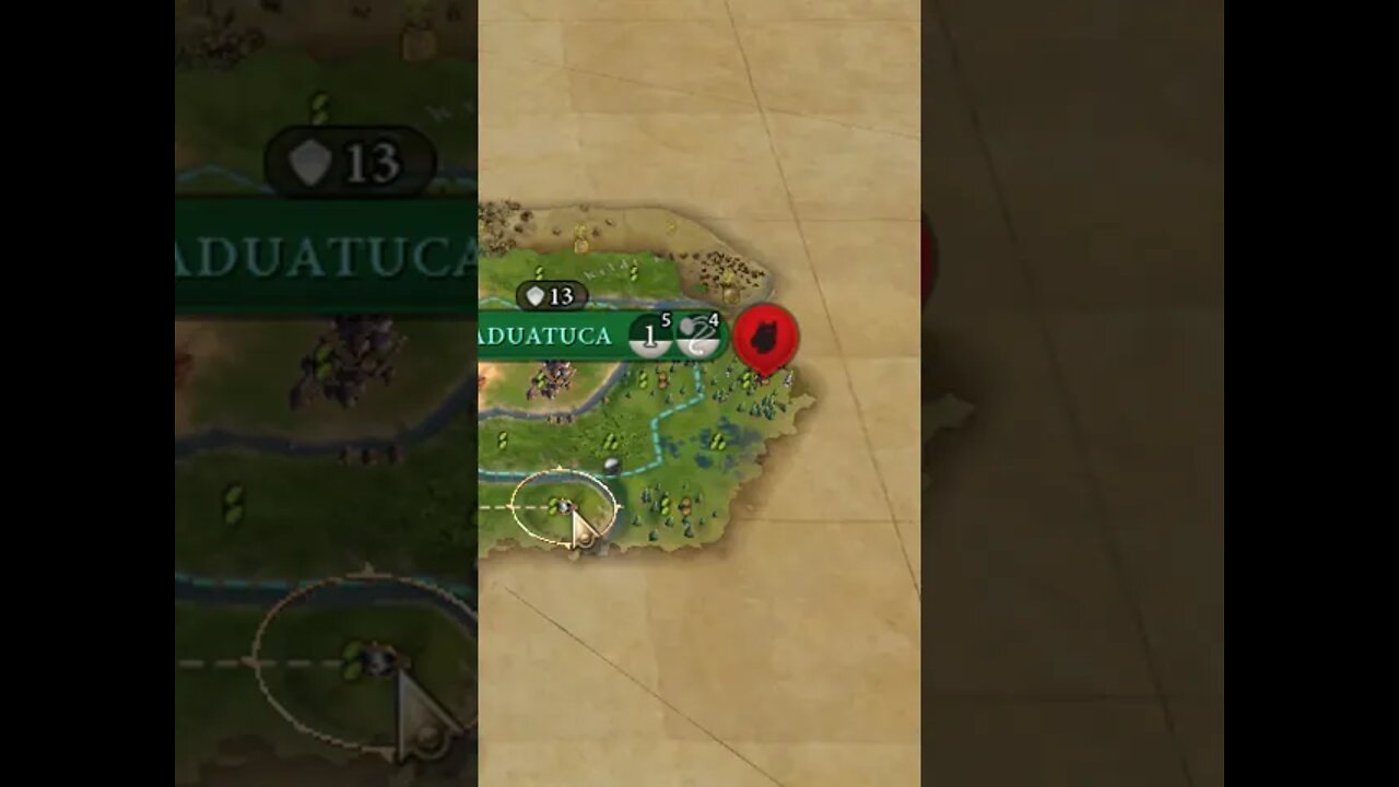 #oneturnadaychallenge #civ6 – Turn 4 - SCOUT THREAT - #shorts
