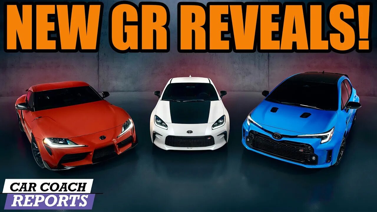 Watch the 2024 Toyota GR Supra - GR Corolla - GR86 - LIVE!