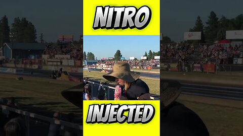 Nitro Injected Dragster Blazes the Strip! #shorts