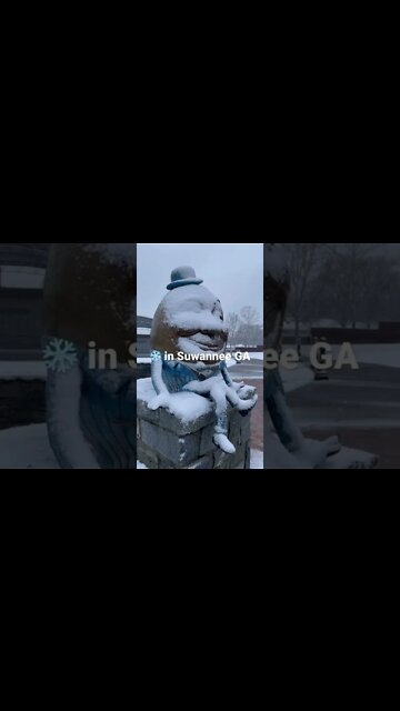 Snowing In Suwanee GA #short