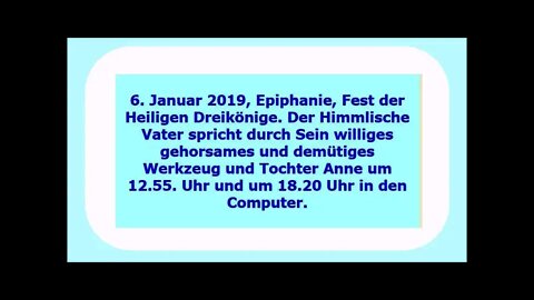 6 Januar 2019, Epiphanie