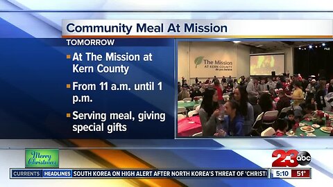 Mission at Kern Christmas meal