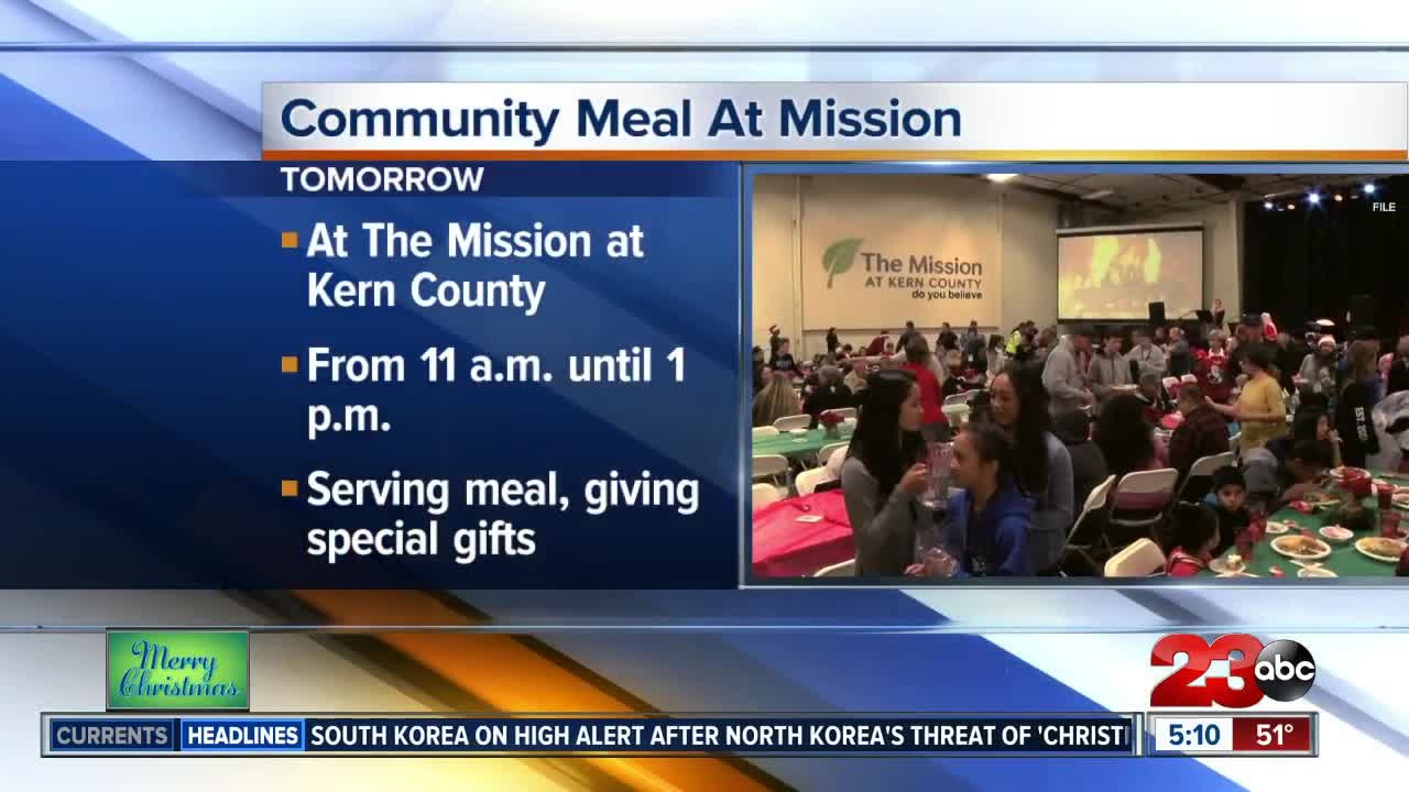 Mission at Kern Christmas meal