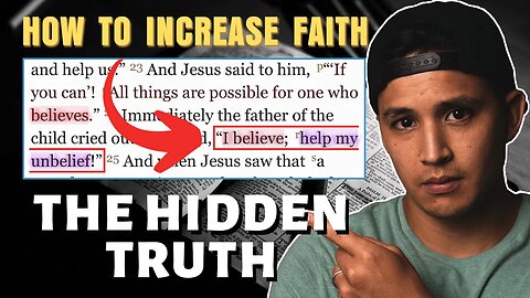 What the Bible Says About Increasing your Faith