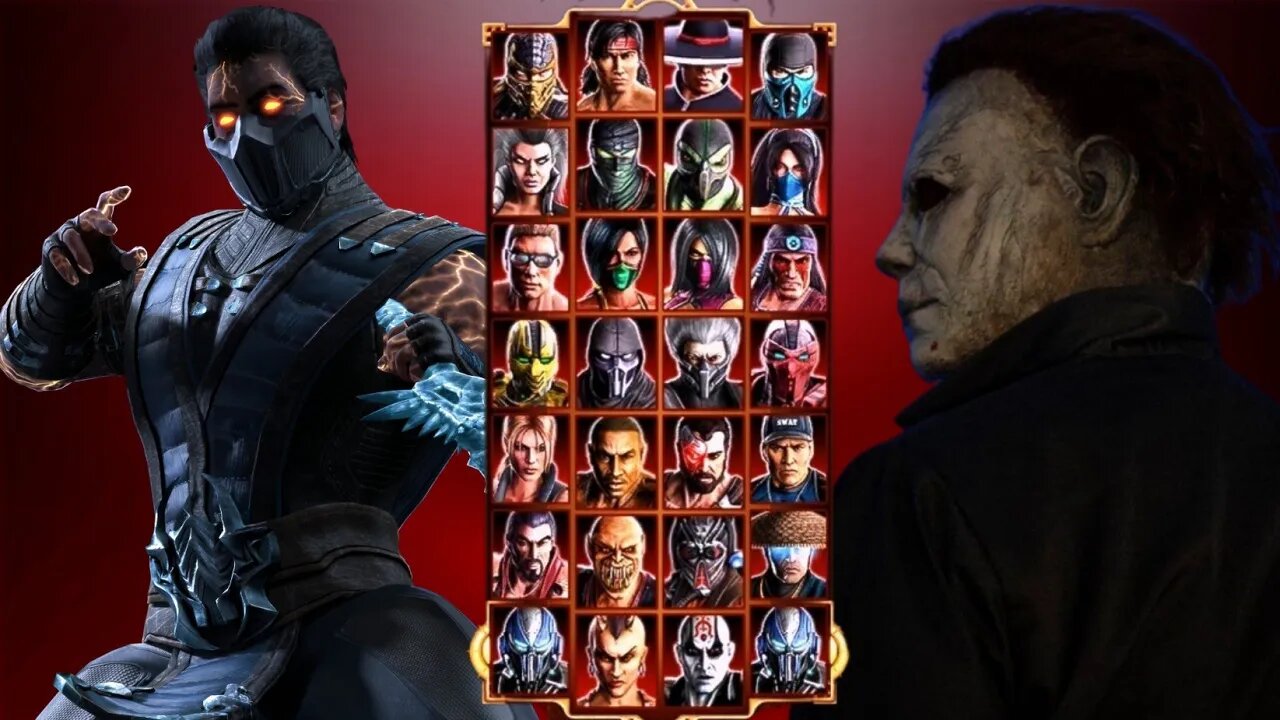 Mortal Kombat 9: Expert Ladder (Reverant Sub Zero Vs Michael Myers) 😱😱😱