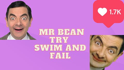 Mr. Bean tries to swim, FAILS!