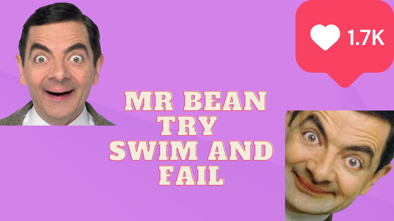 Mr. Bean tries to swim, FAILS!