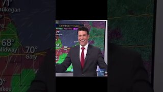 Weatherman Discovers That His Monitor Is A Touch Screen