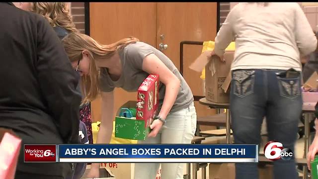 Memory of Abby Williams lives on as volunteers pack boxes to help kids in need