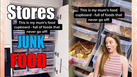 Mom Stores Junk Food to Raise awareness Part 1