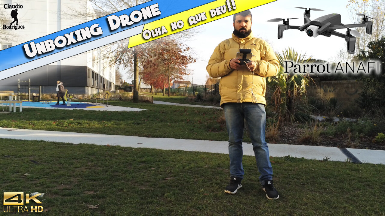 Unboxing Drone Parrot Anafi-Olha no que deu!