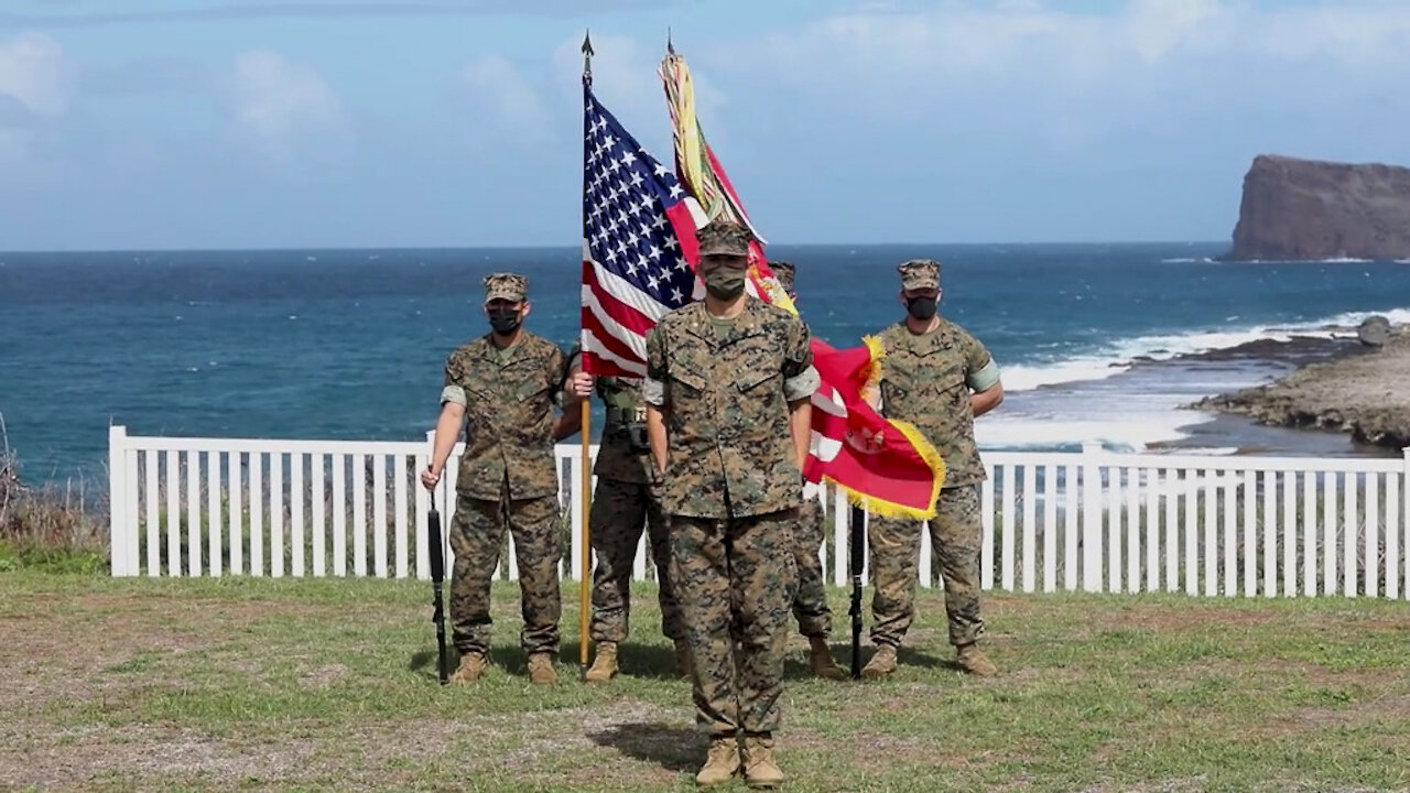 1/3 conducts change of command ceremony, MCBH